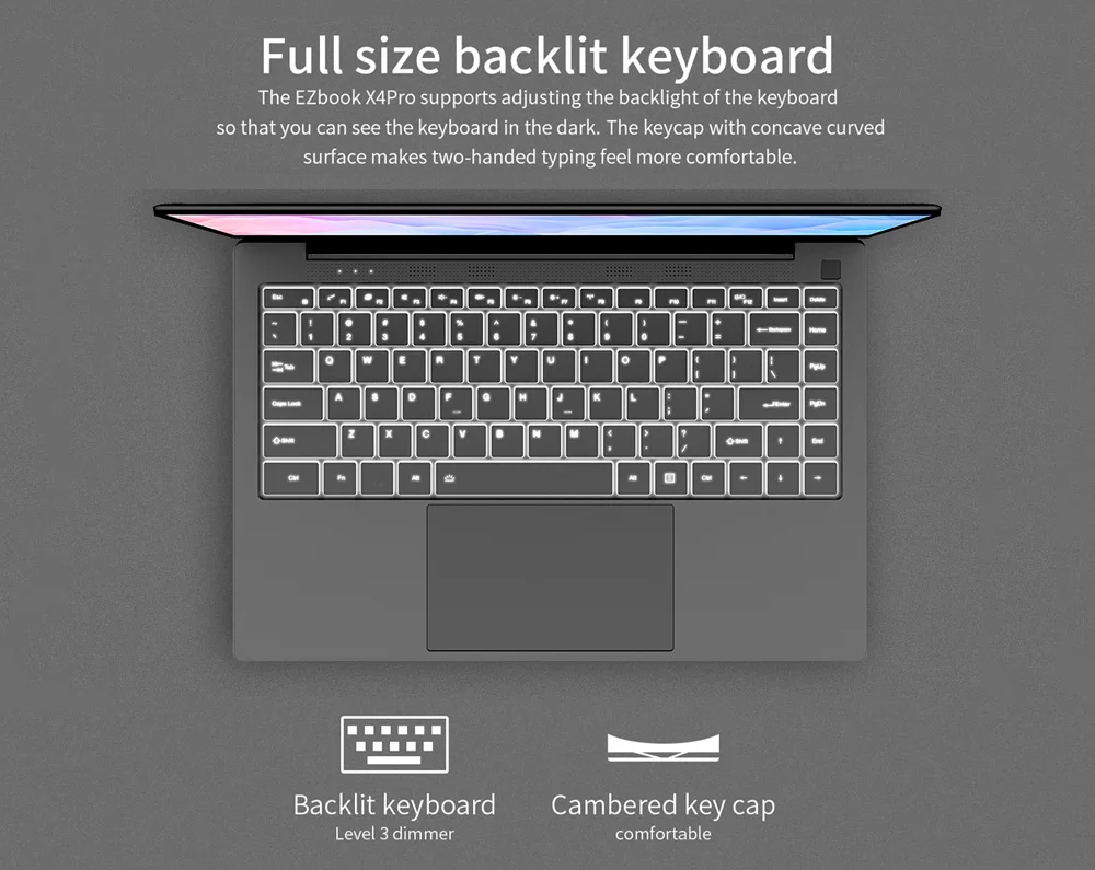 Ноутбук Jumper EZBook X4 Pro, Windows 10, 14,0 дюймов, 1920x1080, Intel Core I3-5005U, двухъядерный, 8 ГБ ОЗУ, 256 Гб SSD, два WiFi, ноутбуки