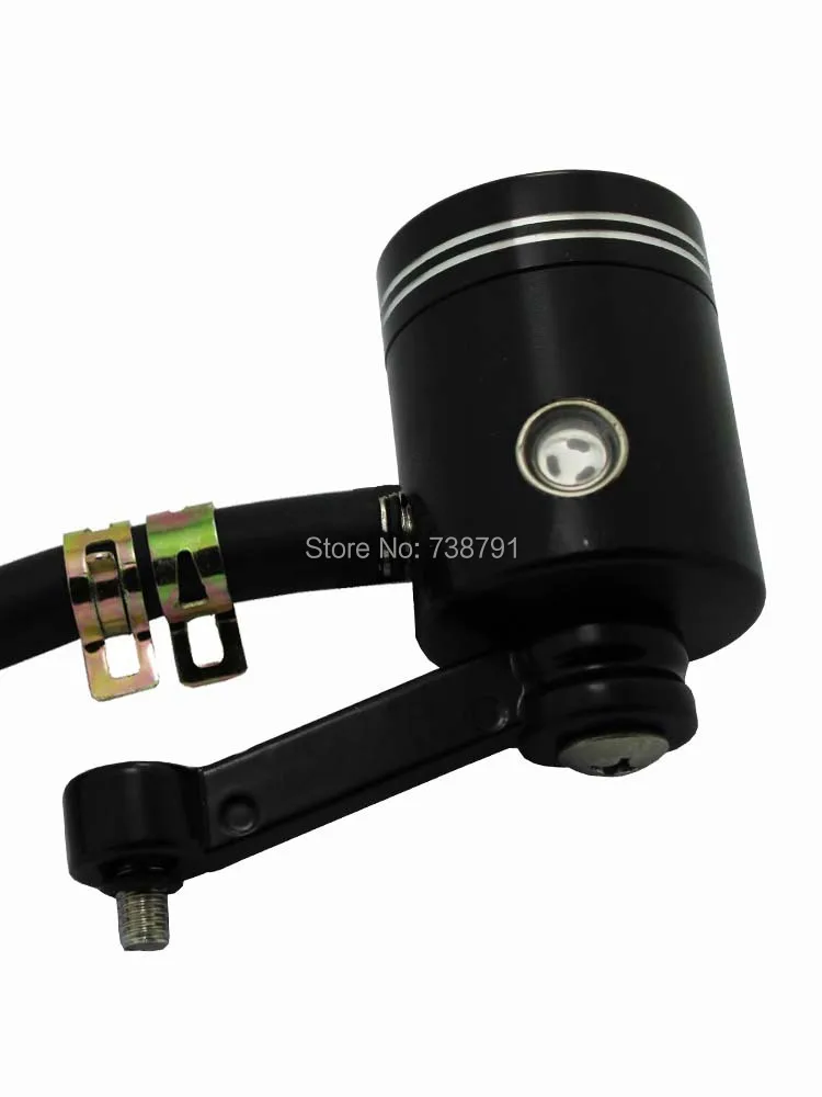 

Бесплатная доставка черный Цвет ЧПУ OIR чашки масляный бак бачок для мотоциклов Главный цилиндр тормозной муфты рычаг