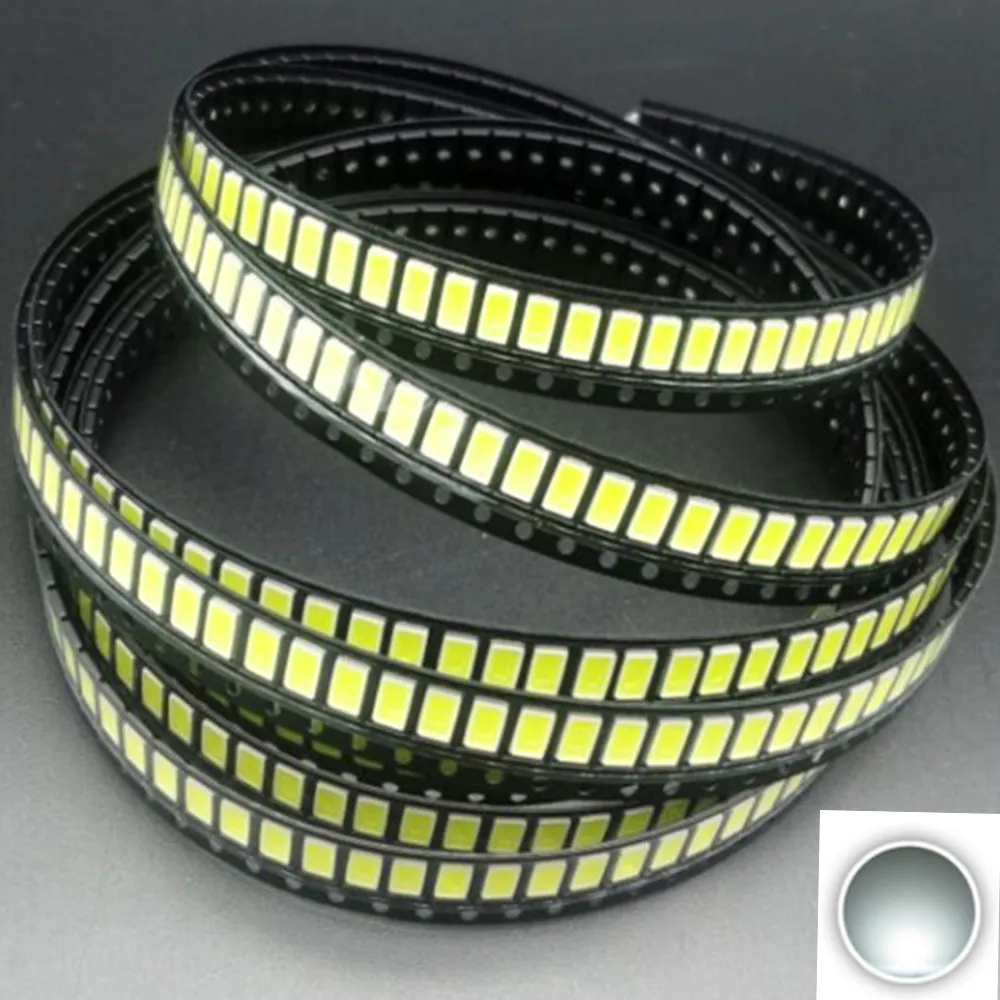 50 шт. 5730 Диод Белый SMD5730 0 5 Вт LED 5630 6000k 6500k супер яркий чип SMD5630 5730SMD 150mA PCB SMT