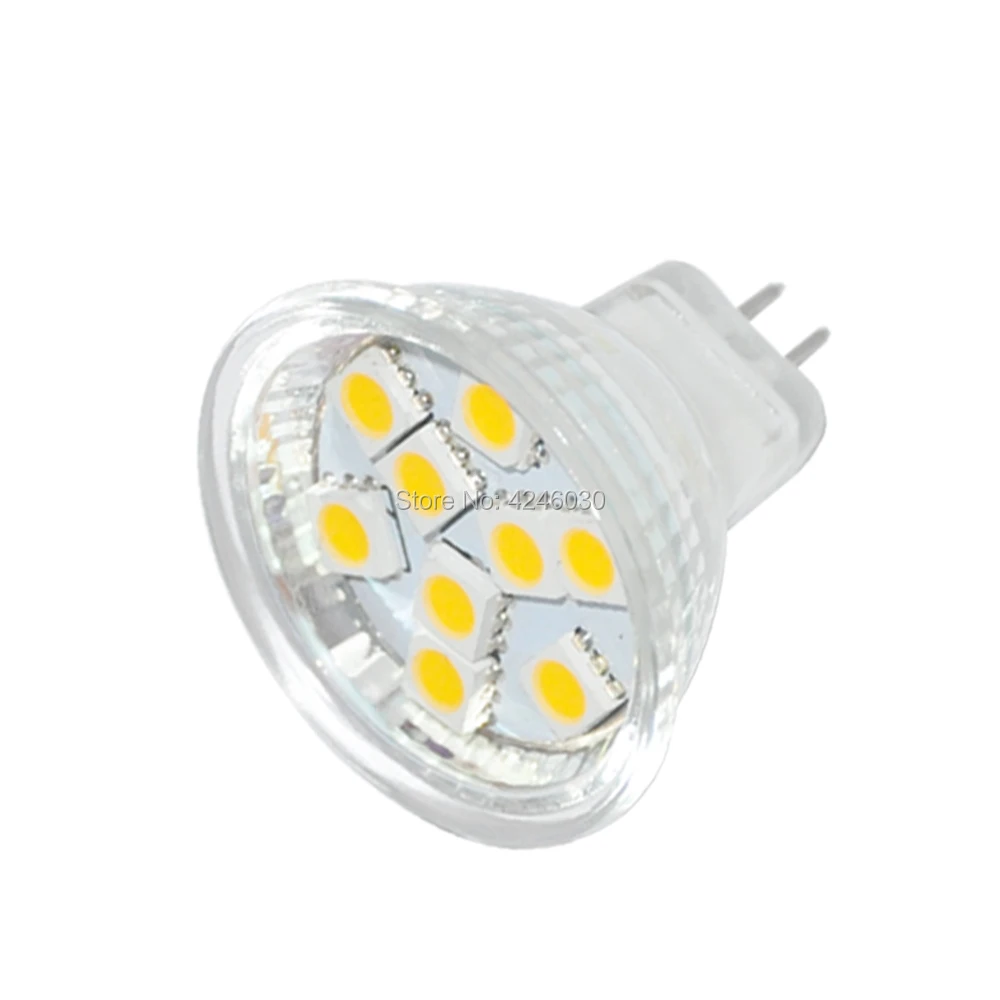 JYL 10 шт. MR11 GU4 5050 SMD 9/12 светодиоды лампы светодиодные стекло 1 Вт 5 100лм 120лм DC12V AC12 30V