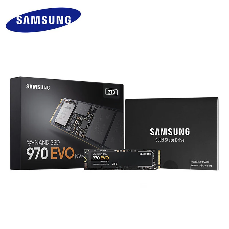 SAMSUNG SSD 1 ТБ 970 EVO M.2 2280 NVMe Внутренний твердотельный жесткий диск 500 Гб 250 Гб HDD M2 для ноутбука, настольного компьютера, ПК, PCIe