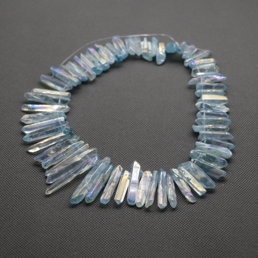 Около 55 шт./нитка цвет морской волны бриллианты драгоценный камень бусины