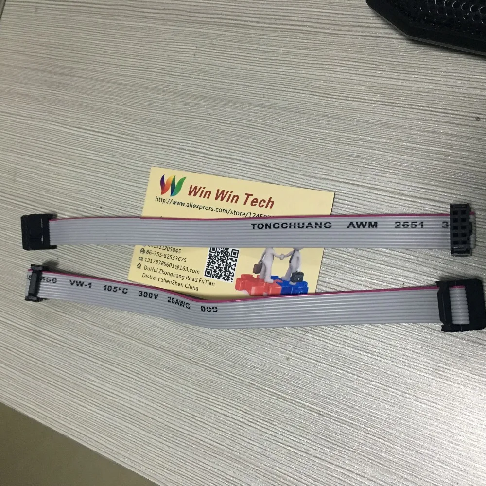 Бесплатная доставка 50 шт 10pin (2X5) IDC плоский ленточный кабель провод для ISP JTAG 2 54 мм