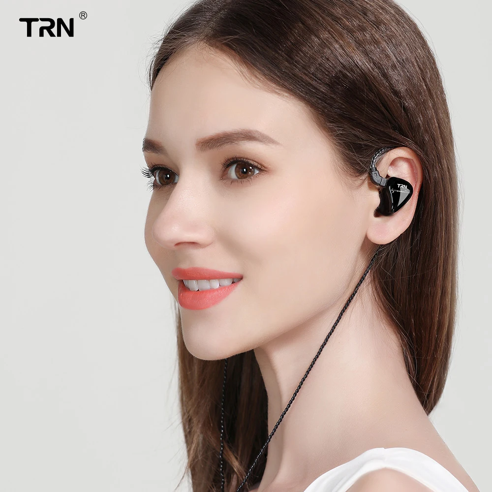 TRN IM1 Pro 1BA + 1DD Гибридный Наушники Hi Fi Monito спортивные наушники ушной гарнитуры 2Pin