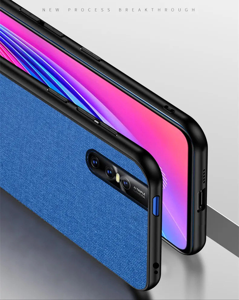 Чехол для Vivo S1 V11 V15 X27 Y83 Pro Чехол X20 X21 X23 Y17 Y3 Y15 Y81 V9 IQOO pro 5G Neo Z1 Новинка Роскошная ткань Бизнес крышка