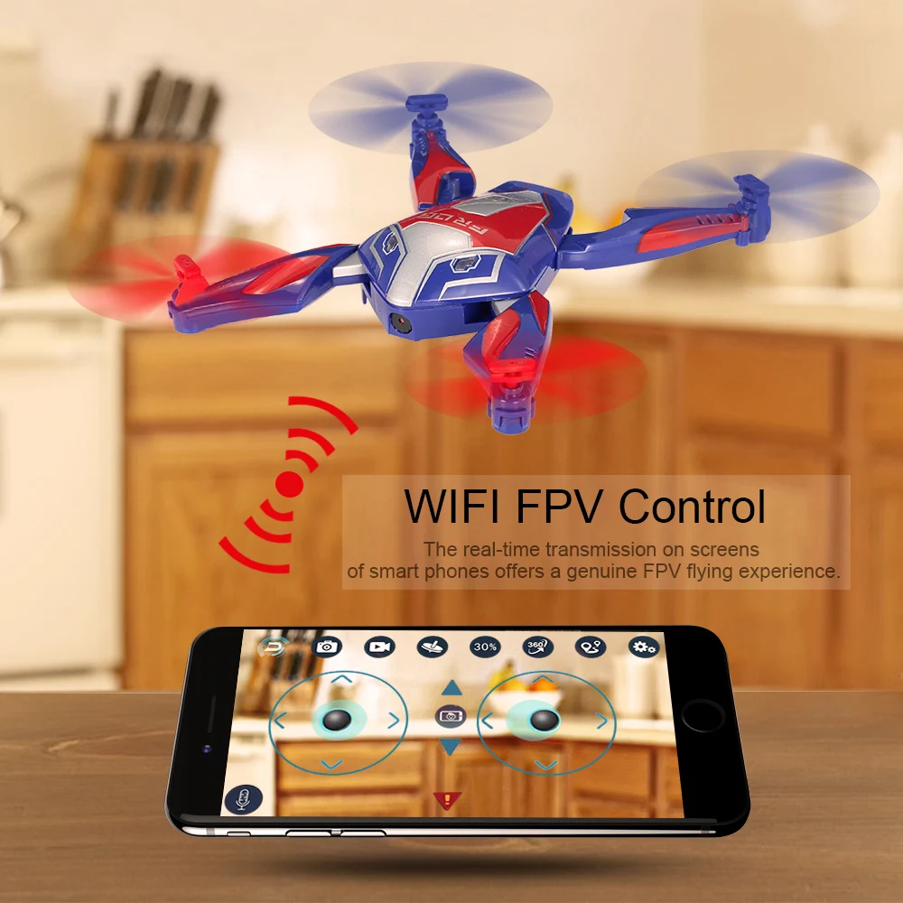 Cheerson CX-40 RC Quadcopter Drone With Camera Wifi FPV Foldable Frog Altitude HoldOptical Flow Sensor Programmable Dron | Игрушки и