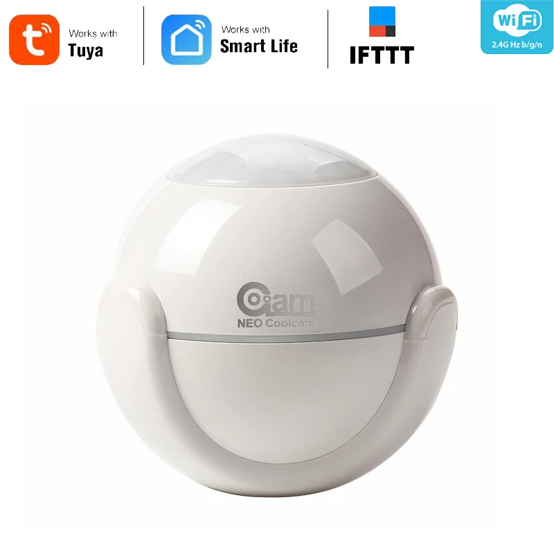 NEO Coolcam Wifi датчик движения детектор сигнализации встроенный аккумулятор для автоматизации умного дома поддержка IFTTT
