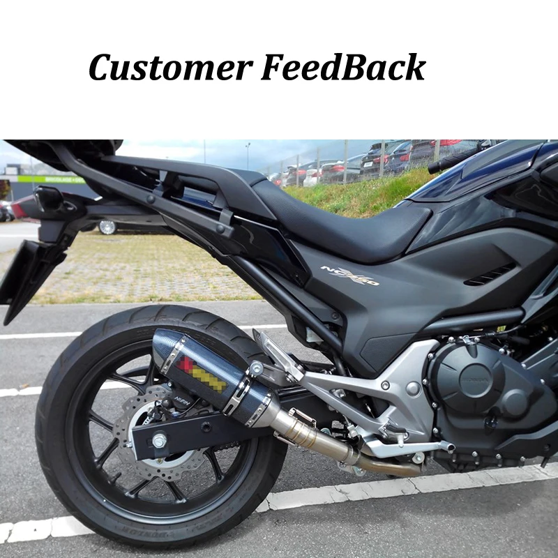Для Honda NC700 NC750 NC750X мотоцикл глушитель модифицированный с подвижным DB Killer Moto Escape Slip on