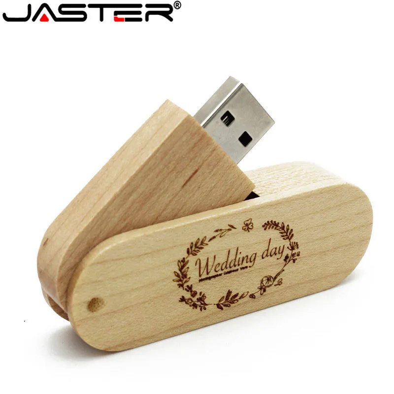 Деревянный USB флэш-накопитель JASTER (более 1 шт. с бесплатным логотипом) 8 ГБ 16 32