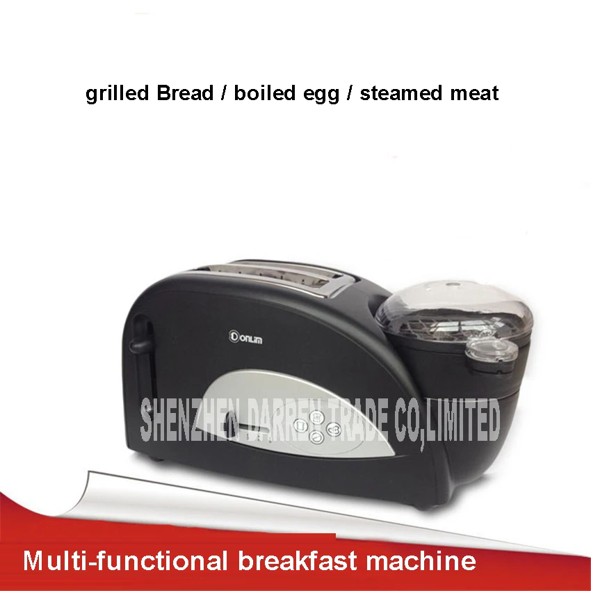 Bestellen XB-8002 Haushalt 220V Multi-funktionale Frühstück Toast Ofen Toaster Maschine Mit Ein Gekochtes Ei 1000-1200W Edelstahl