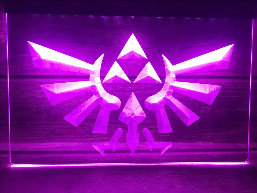 E053 Legend Of Zelda Triforce светодиодный неоновые световые знаки