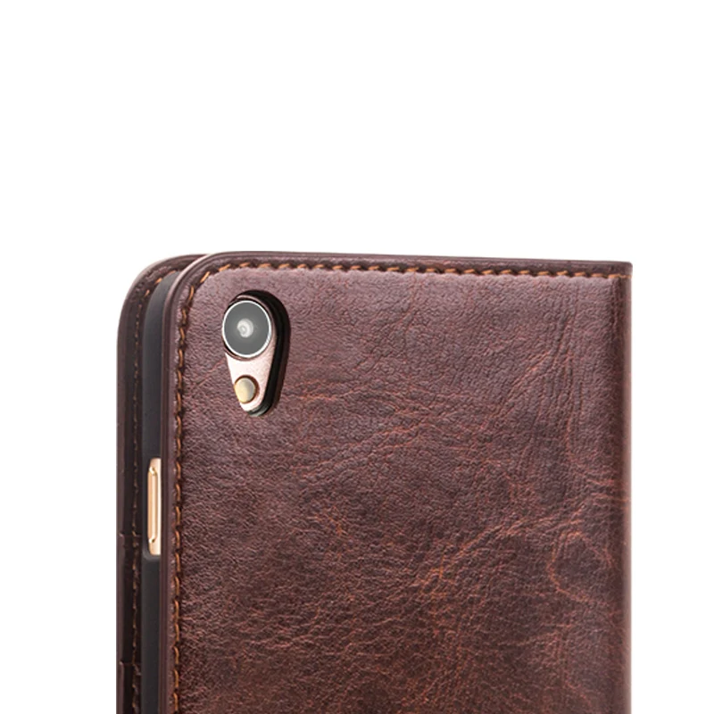 QIALINO 2016 чехол для OPPO R9 & plus Роскошный ультра тонкий флип из натуральной кожи oppo r9