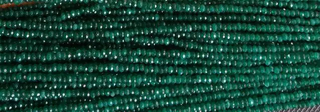 Green Emeralds Натуральные изумруды Рубины сапфиры около 3x4 мм бусы женское роскошное ожерелье около 45 см лак Preciosas натуральный камень ожерелье s - Окраска металла: Green Emeralds