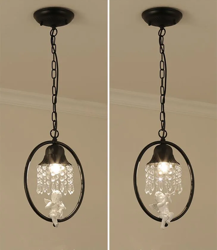 Новая цепочка с подвеской простая хрустальная люстра одной головкой для спальни