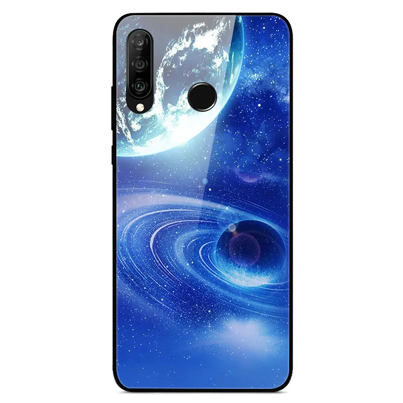 3 Для huawei P30 Lite, чехол, стекло, задняя крышка, жесткий чехол для телефона s, для huawei P30 Lite, чехол, бампер, закаленное, Honor 9X Pro Y9 Prime - Цвет: 3