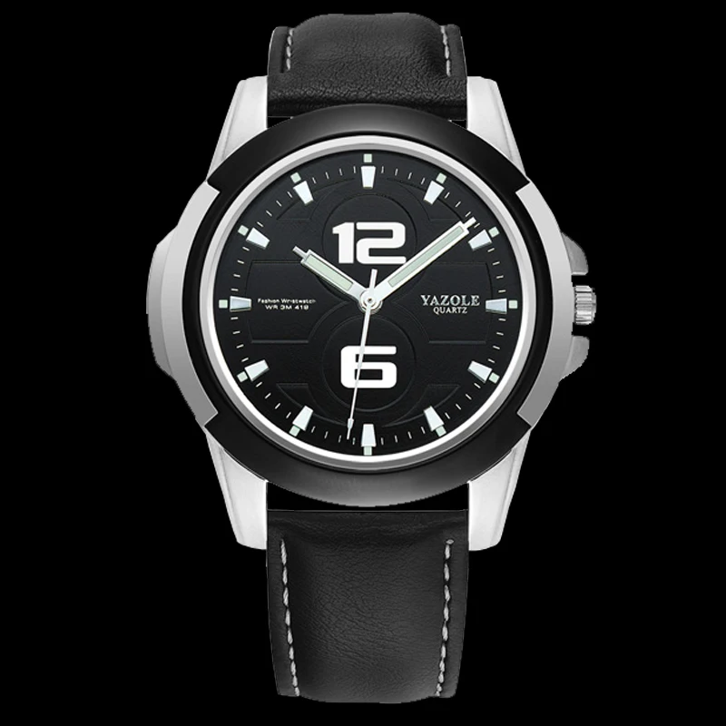 

2018 Yazole Watch Men Top Brand Luxury Fashion Business Mens Watches Quartz watch Minimalist Belt Male Watches Relogio Masculino