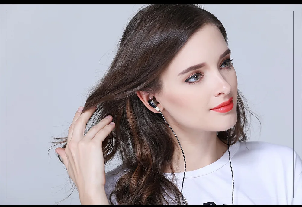 Наушники KD6 В Ухо спортивные наушники HiFi сабвуфер с 6 динамиков 3 драйвера шумоподавления Универсальный микрофон гарнитуры