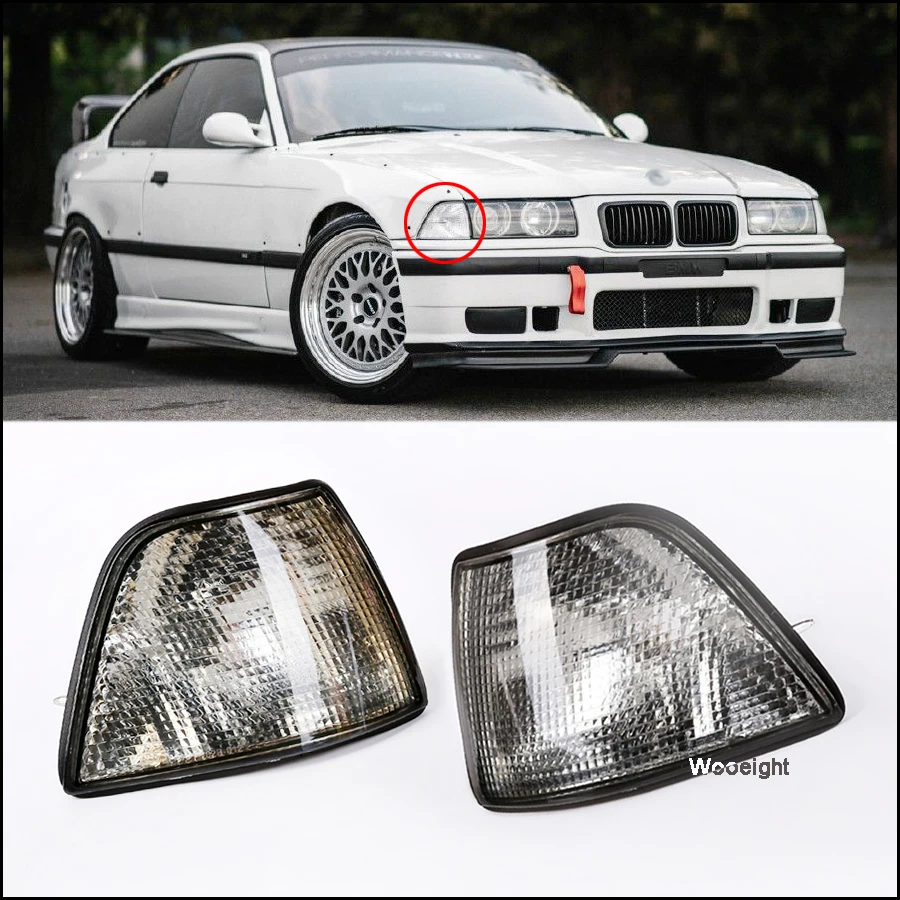 1 пара угловых указателей поворота для BMW E36 3 Series 4DR 82219403093/94 1992|Сигнальная лампа| |