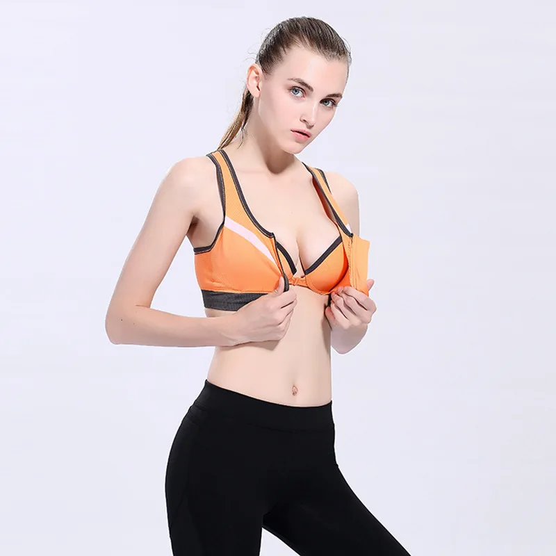 2018 высокое качество Для женщин спортивный бюстгальтер движения амортизация