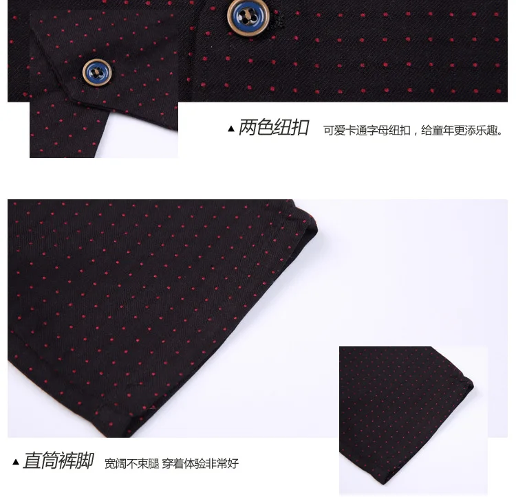 Комплекты одежды для мальчиков летняя рубашка + жилет штаны свадебная одежда