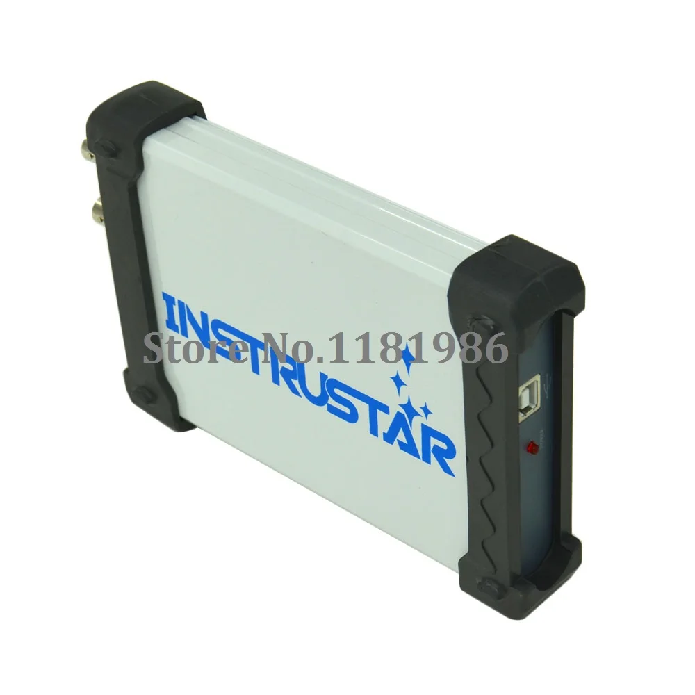 Цифровой USB осциллограф анализатор спектра 2CH 20MHz 48MSa/s FFT|instrustar isds205a|usb digital