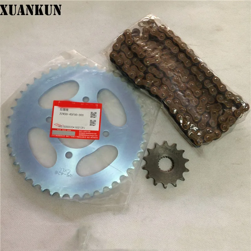 XUANKUN аксессуары для мотоциклов GS125 GN125 Стоматологическая цепь|motorcycle chain|chain