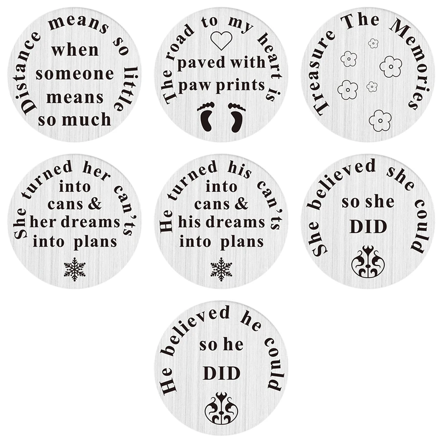 22 мм нержавеющая сталь новый дизайн осмысленный медальон задняя пластина