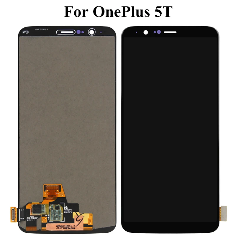 Для Oneplus 5 T A5010 ЖК-дисплей с сенсорным экраном в сборе Замена рамкой для lcd 1 +