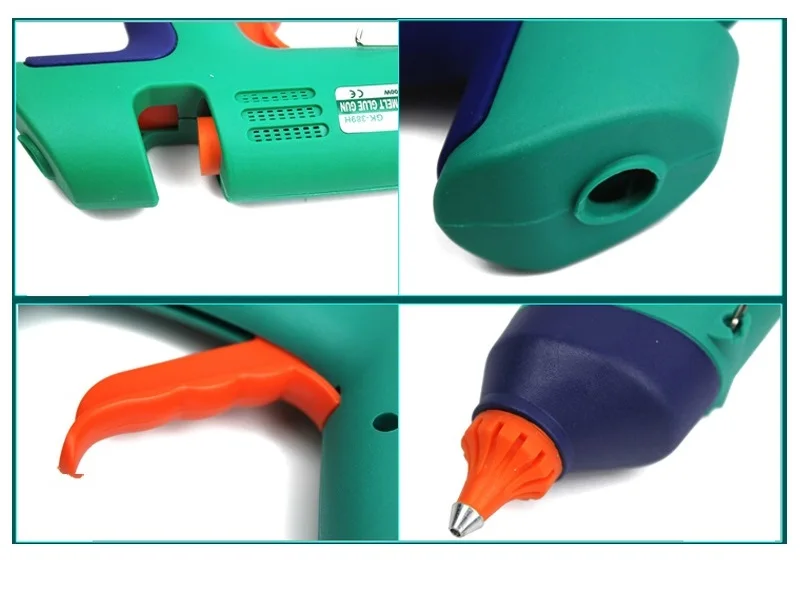 Pro'sKit GK-389H 100W 110 V-240 V Профессиональный горячего расплава клея пушка с 3 шт. 11-ти миллиметровый клей-палочки для DIY или промышленного