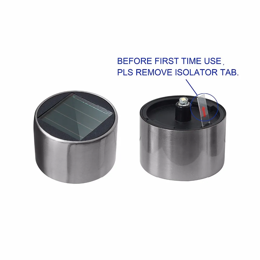 12 шт./лот газон на солнечной энергии из нержавеющей стали|solar lamp|outdoor solar lamplight outdoor |