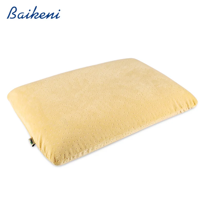 YELLOW 60*40*11 см подушка для шеи из пенопласта медленный отскок ортопедические шейки подушки для кровати уход за здоровьем физиотерапия спальная подушка - Цвет: YELLOW