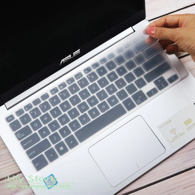 Clear Клавиатура Защитная крышка для ноутбука 14 дюймов для ноутбука Asus Vivobook S14 X411Uf X411Ua X411 X411Un X411Ma X411N R421 - Цвет: Clear