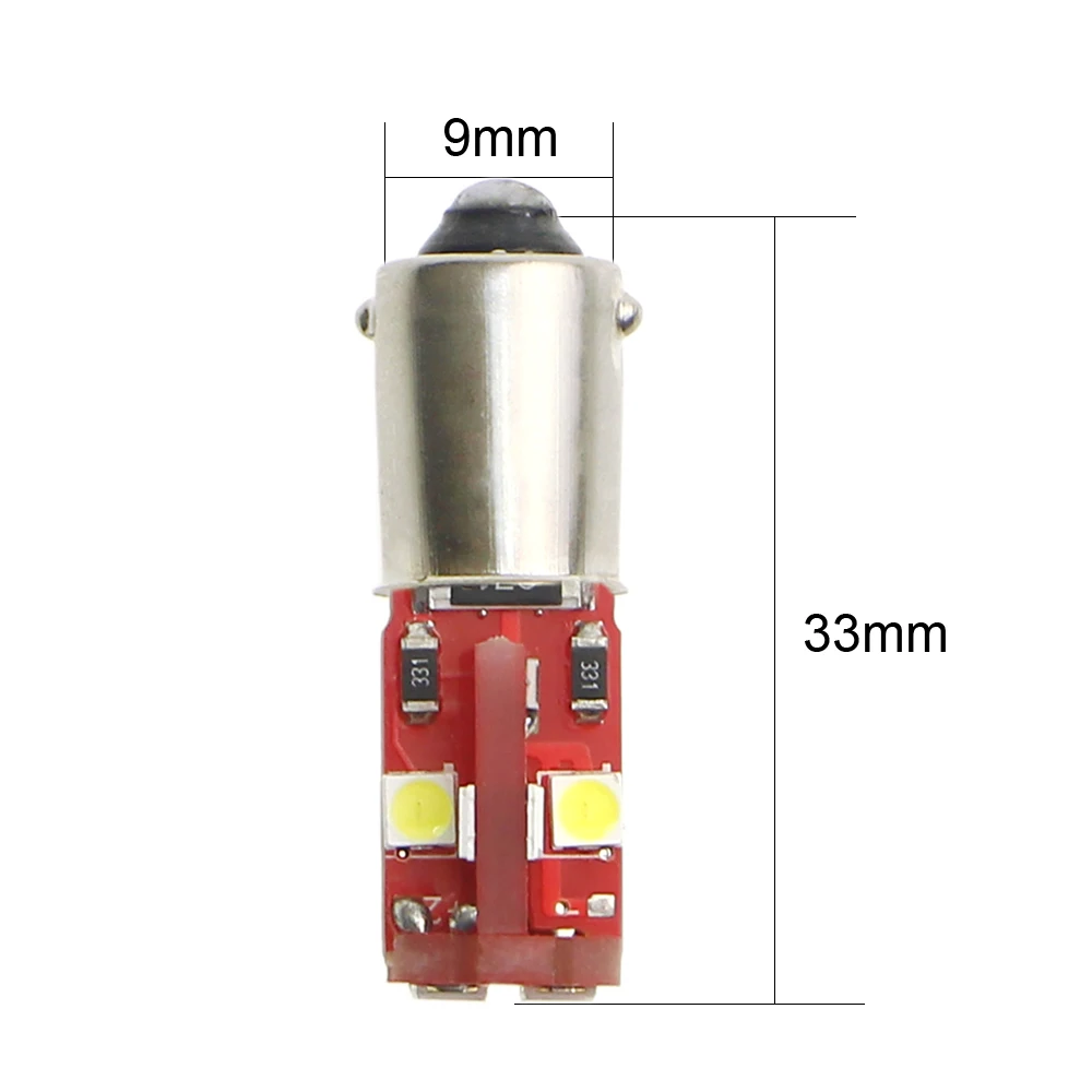 KEIN 4 шт. ba9s led BAX9S BAY9S t4w h6w h21w t11 363 3030 10smd 12В автомобильные лампы для чтения номерного