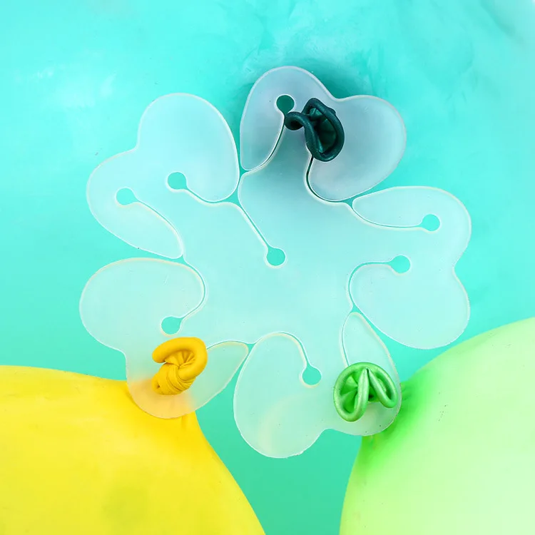 10pcs Flower Balloons Clip Baloon Globos Flor Decoration Accessories Plum Practical Foil Sealing Clamp | Дом и сад