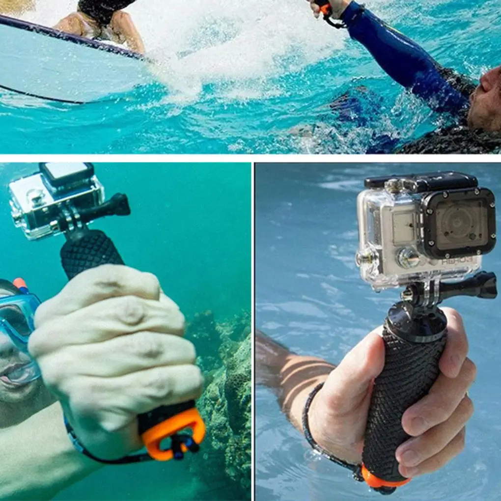Яркий Цветной Водонепроницаемый подводный ручной монопод для дайвинга Gopro |