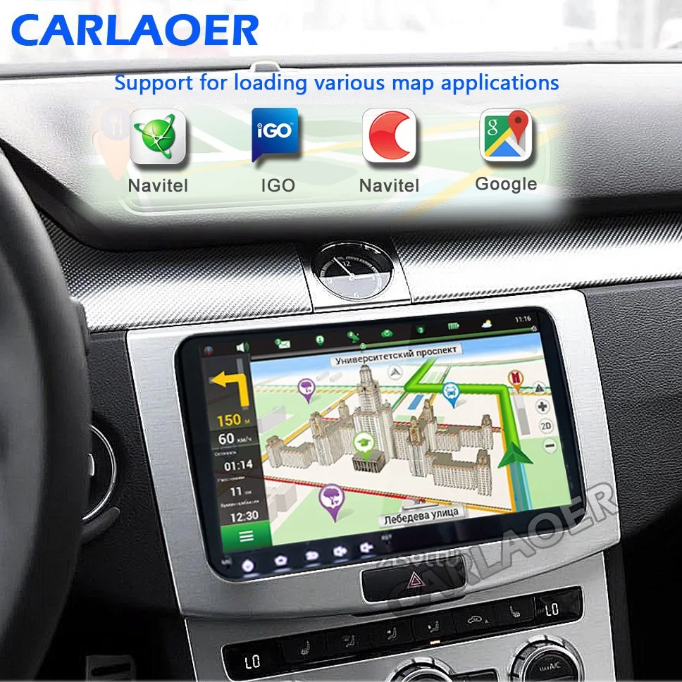 " Android Автомобильный GPS навигатор 2 DIN для VW Volkswagen GOLF 5, 6 Polo Passat b5, Jetta Tiguan Touran Skoda, canbus, руль