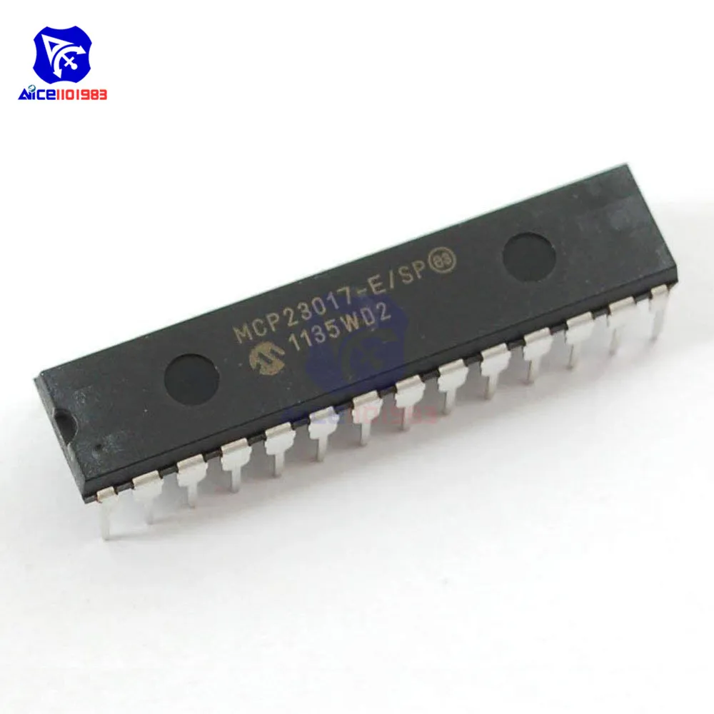 5 шт./лот IC Chips MCP23017 E/SP MCP23S17 DIP28 16 Bit I/O расширитель с интерфейсом I2C IC|Интегральные