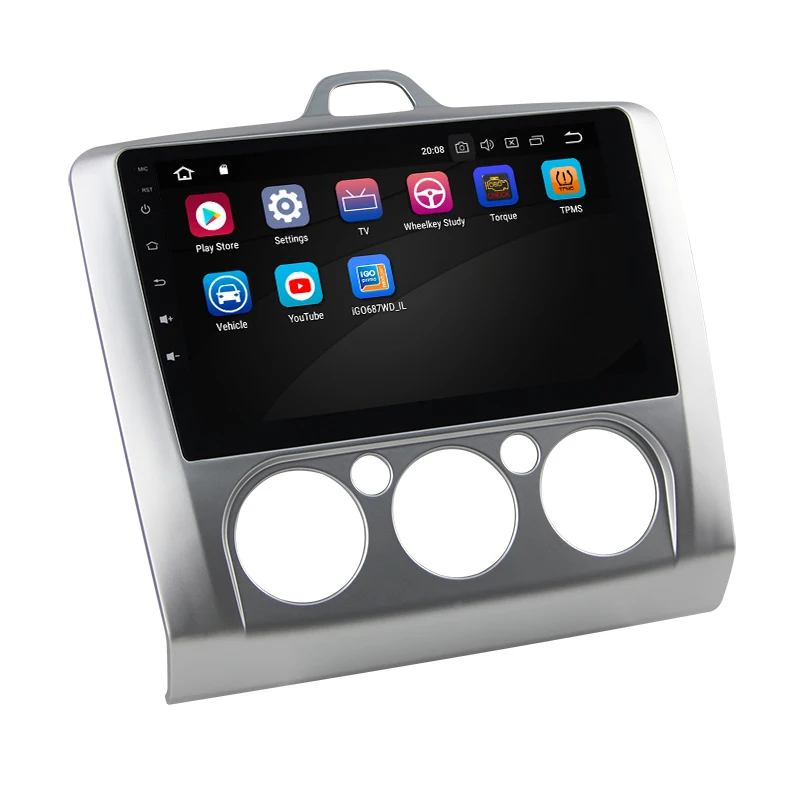Eunavi 9 inch Android 8 0 автомобиль dvd видео gps плеер для Ford focus 2006 2011 + Wi Fi 4G BT радио RDS PX5