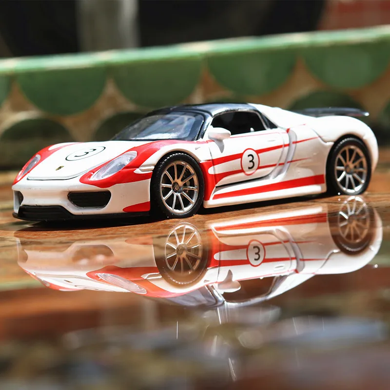 1:32 Model Alloy Rear-car Light Music Simulation Engine Pull Back Race Car Can Open Children's Toys Boy | Игрушки и хобби