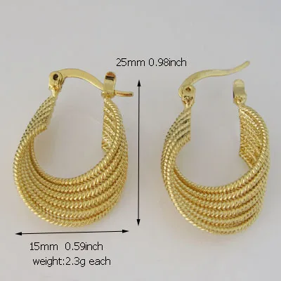 Серьги с овальным кольцом в форме веревочки желтое золото 0 98 дюйма 59 | Украшения и