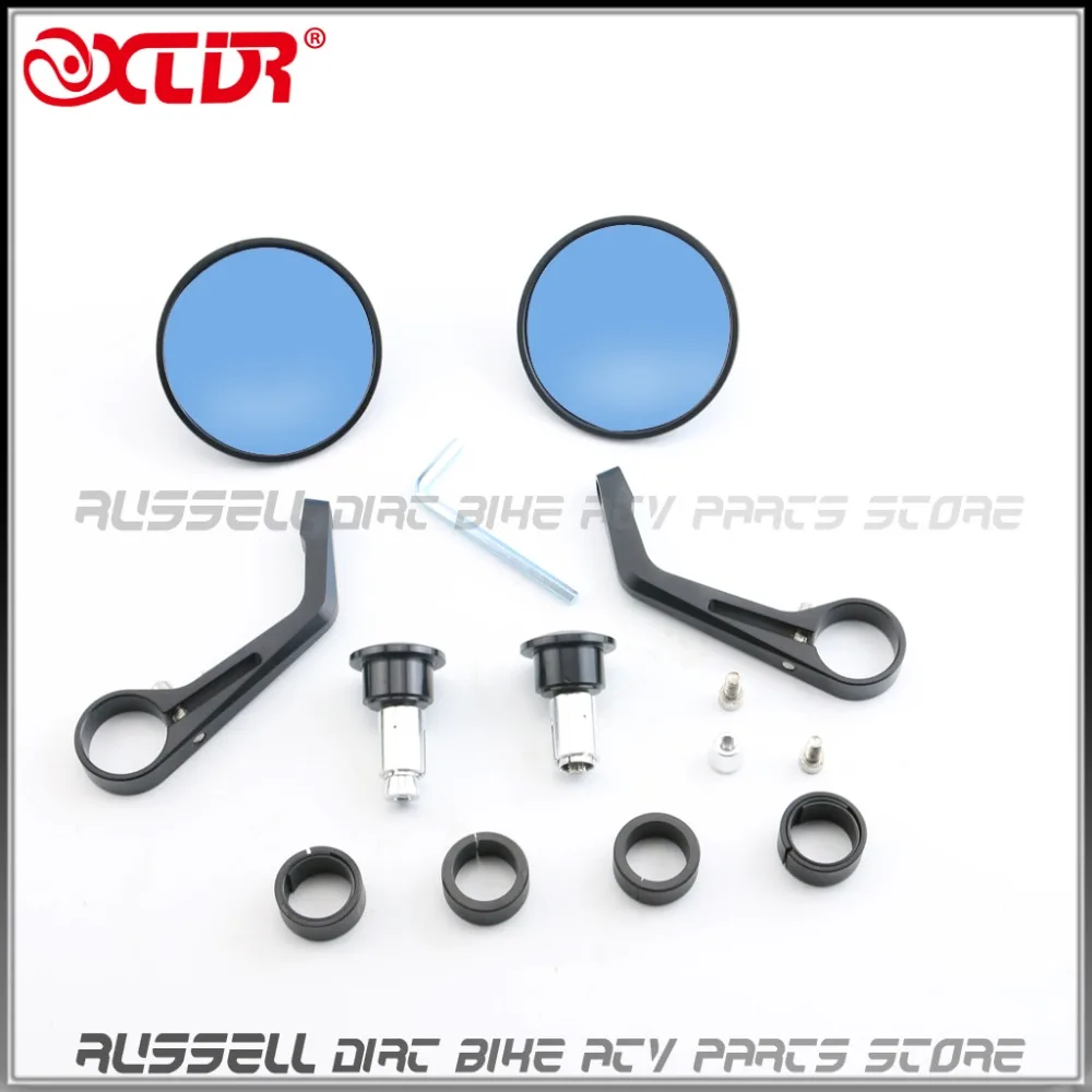 Мотоцикл с ЧПУ 7/8 &quotРучка Бар Конец кафе гонщик Ретро Зеркало заднего вида для Honda