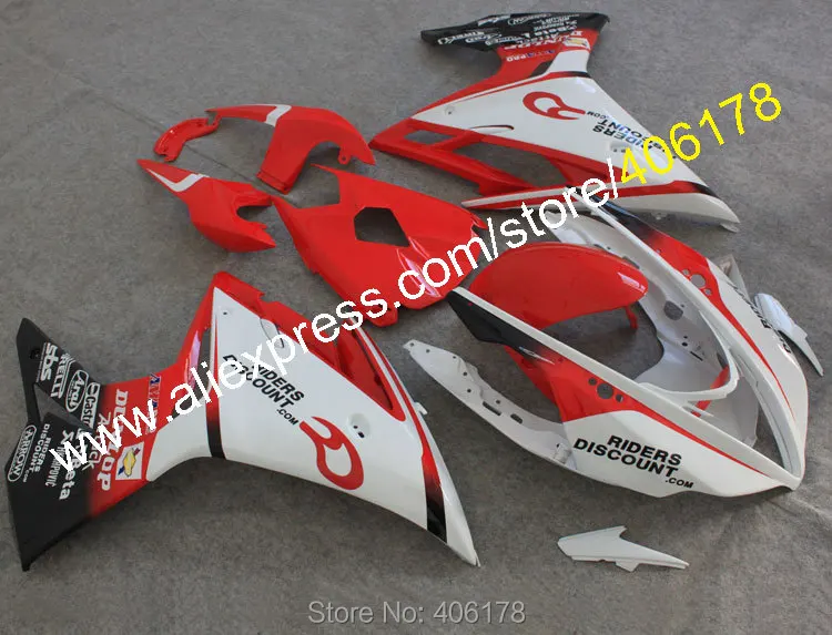 Дешевые Обтекатели для триумфа Daytona 675 2013 2014 2015 2016 Daytona675 13 14 15 16 красные белые