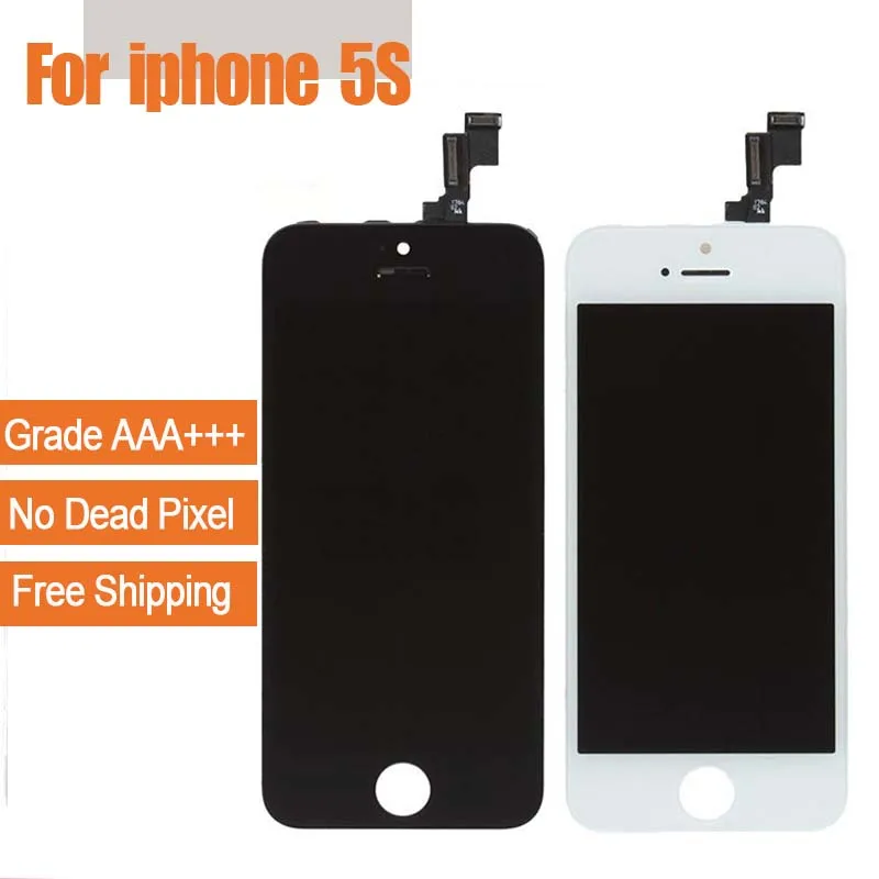 ЖК-дисплей дигитайзер для iPhone 5S сенсорный экран в комплекте iPhone5S lcd AAA +