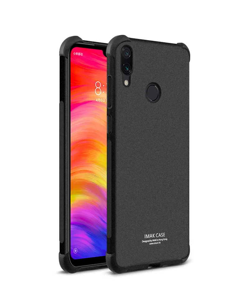 Для Xiaomi Redmi Note 7 Чехол Redmi Note 7 8 Pro 7S чехол силиконовый IMAK Ударопрочный Мягкий ТПУ задняя крышка чехол для телефона s