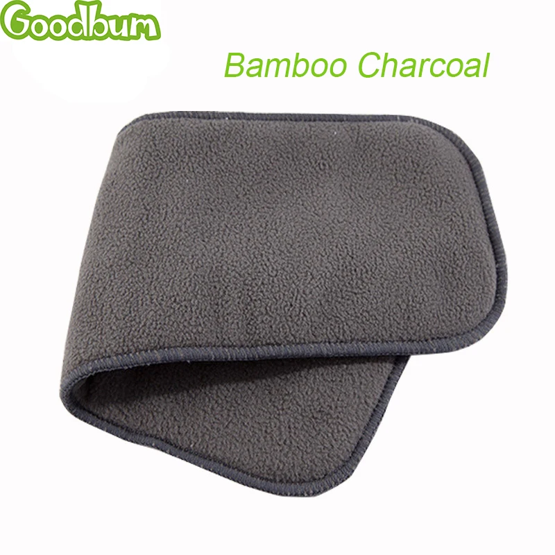 10pcs/Lot Baby Diaper Inserts Washable Microfiber/Bamboo Charcoal/Bamboo Fiber Super Absorbent Breathable for baby diaper | Мать и