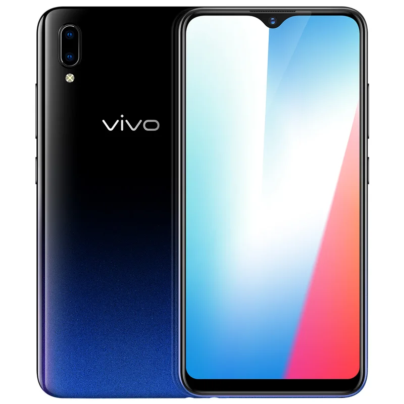 Vivo authorized Vivo Y93 мобильный телефон 4G LTE Android 8,1 SDM439 Восьмиядерный 6," Face Wake AI 3g/4G+ 64G 4030mAh Face Wake мобильный телефон - Цвет: Черный