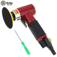 2 inch 3 inch mini straight heart high speed pneumatic sanding machine with push switch sanding pad for polishing grinding tool