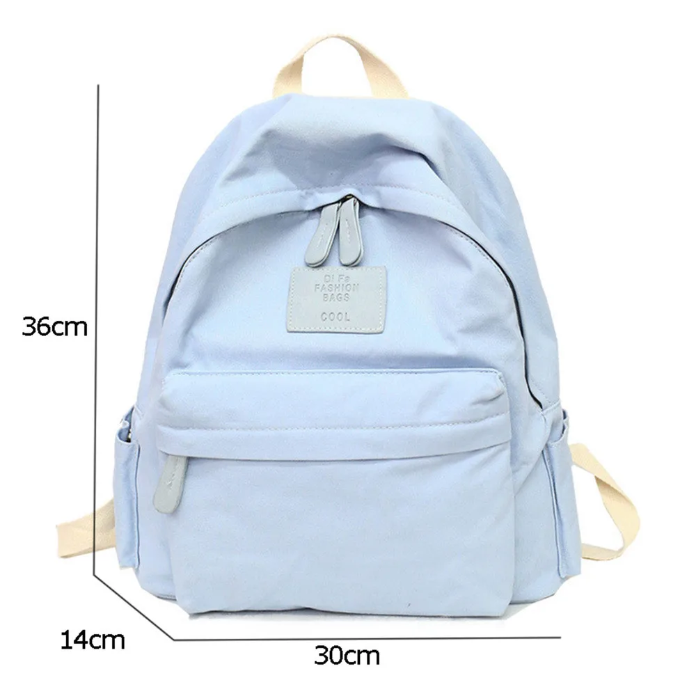 Женский холщовый рюкзак в консервативном стиле для школьниц Студенческая