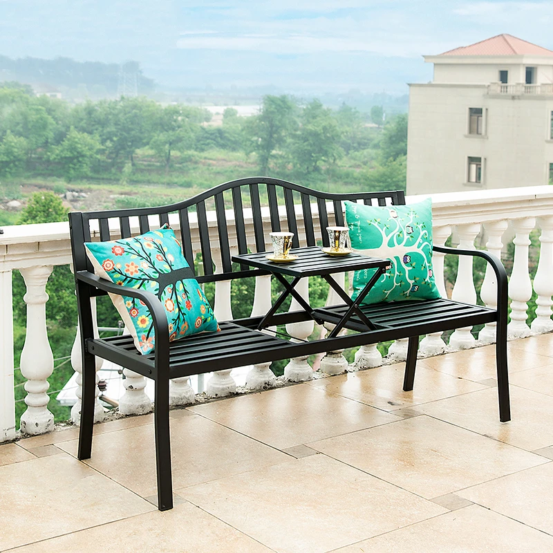 Уличные креативные чайные столики Железный Складной журнальный столик для