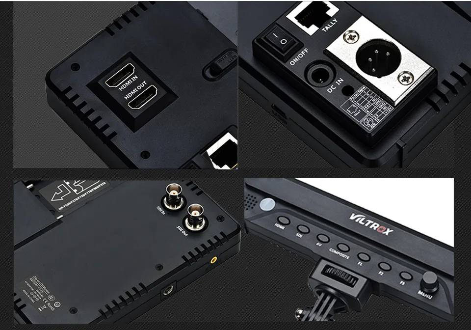 Viltrox DC-70 EX 7 ''4 к HD HDMI/SDI/AV вход выход камера видео ЖК-монитор дисплей+ адаптер переменного тока для Canon Nikon Pentax Olympus